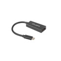 Lanberg AD-UC-DP-01 video cable adapter 0.15 m USB Type-C DisplayPort Black