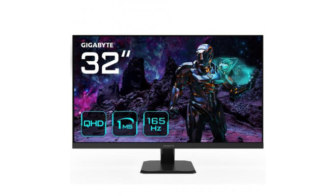 GIGABYTE GS32Q 31.5 QHD Gaming Monitor - 2560 x 1440, 165Hz, 1ms, 300 cd/m², FreeSync Premium, HDR R