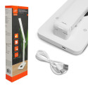 LED desk Lamp 10W, 3000/4500/6000K, induction charging, touch control, dimmer, white, LTC