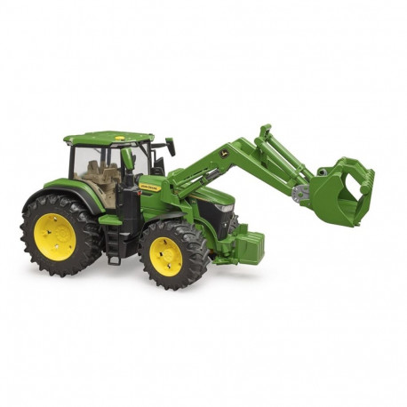 John Deere 7R mängutraktor laaduriga