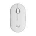 Logitech Pebble 2 M350s Wireless Mouse, RF Wireless + Bluetooth, 4000 DPI, Tonal White