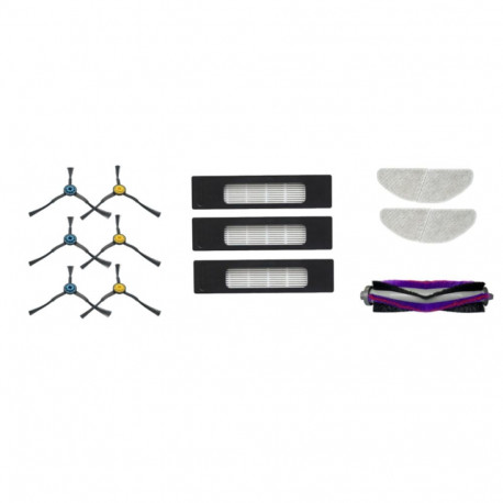Midea | Spare Parts Kit: 6x Side Brush, 1x Main Brush, 3x HEPA Filter, 2x Mopping Cloth for M7Pro/S8