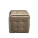 Puff-transformer 5in1 - 5 stools in 1 pouffe cappuccino velvet 2284