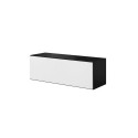 Cama full storage cabinet ROCO RO1 112/37/39 black/black/white Cama full storage cabinet ROCO RO1 112/37/39 black/black/white