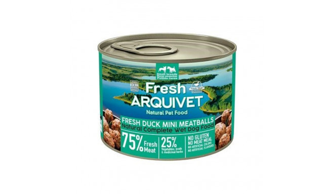 ARQUIVET Fresh Duck Mini Meatballs - wet dog food - 200g