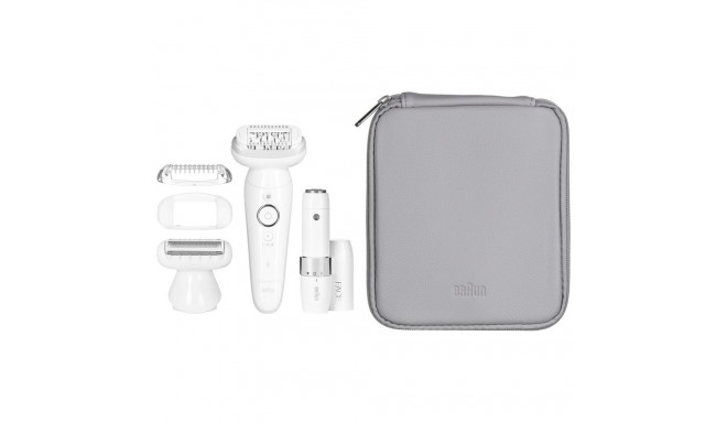 Braun Silk-épil 9 9-341 epilaator 40 pintsetti Valge