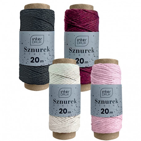 Puuvillanenöör Satin Gold 20m assortii, Interdruk