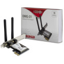 "Inter-Tech DMG-31 Eingebaut WLAN - PCI Express - Wi-Fi 4 (802.11n) - 300 Mbit/s - kabellos"