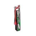 Gens Ace 25C 2000mAh 2S2P 7.4V Saddle Airsoft Gun Lipo Battery with Mini Deans(T) Plug