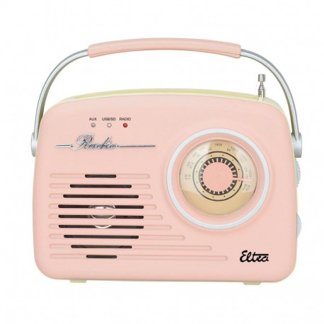Eltra raadio Luiza Retro SP-11 MP3/USB/SD, roosa