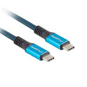 Cable USB-C M/M USB4 0.5m 100W 8K 60HZ black-blue