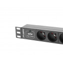 Surge protector Rack PDU 10 inch 1U 3x 230V PL 2m 10A black C14