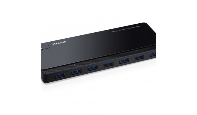 7 ports USB 3.0 Hub,2 power charge ports