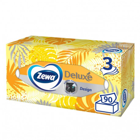 Cosmetic wipes 3-layer ZEWA Deluxe Design 90 pcs/box