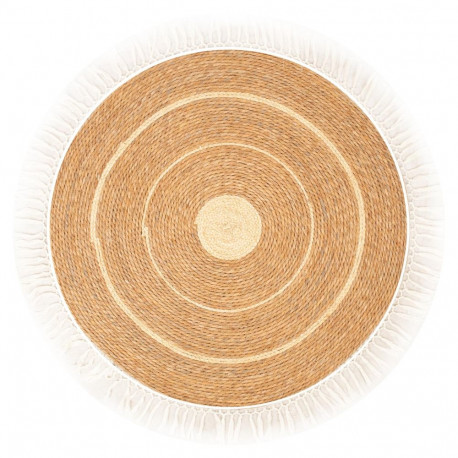 Vaip SELITA D100cm, naturaalne narmastega