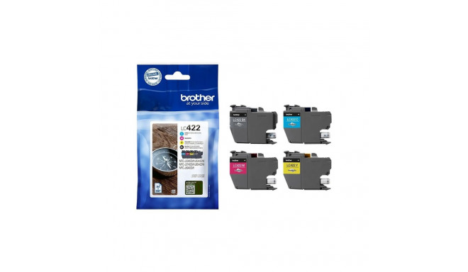 Brother LC422VALDR | Ink Cartridge | Black, Cyan, Magenta, Yellow