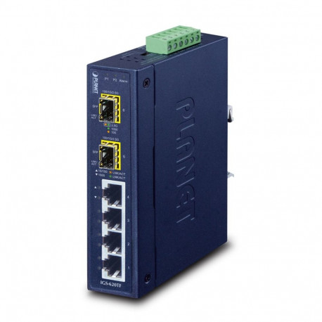 PLANET IGS-620TF hallatav võrgulüliti gigabit ethernet (10/100/1000) sinine