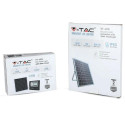 V-TAC 16W Black IP65 Solar LED Projector, Remote Control, Timer VT-40W 4000K 1050lm