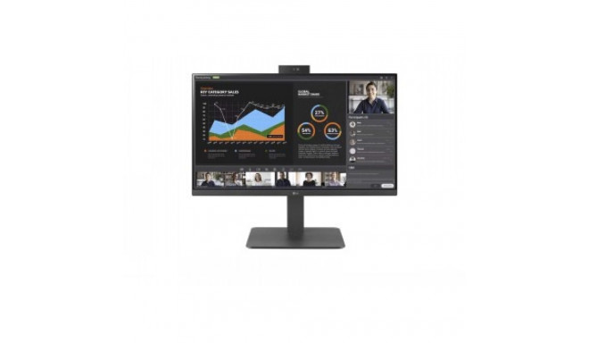 LG DESKTOP MONITOR, 27", FHD, WEBCAM, SPEAKER, HAS/PIVOT, USB-C, RJ-45