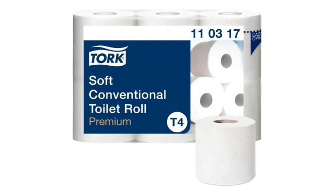 Tualettpaber 3-kihiline TORK Soft T4 lumivalge 6rl (110317)