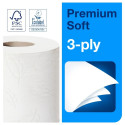 Tualettpaber 3-kihiline TORK Soft T4 lumivalge (110317) 6rl