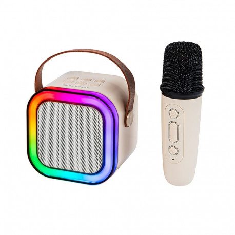 Bluetooth karaoke kõlar 30-359# RGB 1 mikrofon