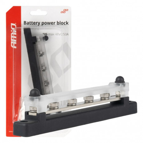 AMIO plussi jaotusplokk M6 12V-48V 250A AMIO-03808