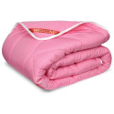 Kołdra całoroczna, mikrofibra różowa pikowana niciowo 140 x 200 cm