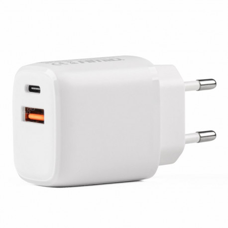 Võrgulaadija pro-09 usb + usb-c 20w kiirlaadimine 230v amio-02935