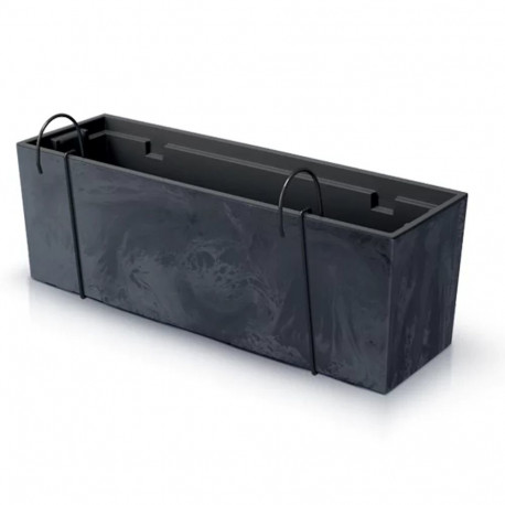 Doniczka z hakami Urbi Case Beton Effect DUC600EW antratsiit