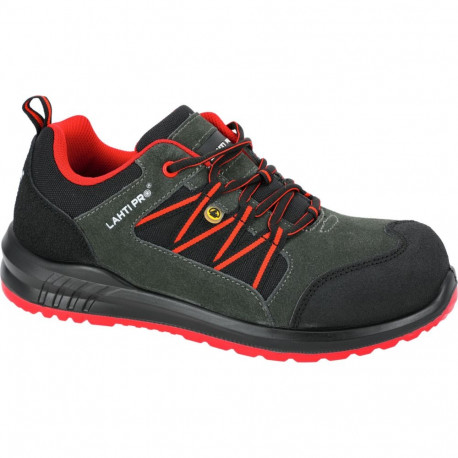 Półbuty esd zamsz/oxford grafit-czer,s1 fo sr,"39", ce,lahti