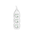 Przedłużacz TRACER PowerCord 1,5m (3 gniazda, white)