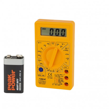 50-001# digitaalne mõõteseade dt830buz xtreme kollane
