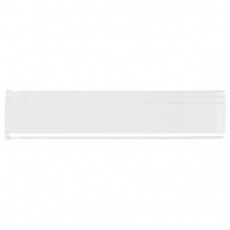 Opaski zaciskowe EXTREME 9.0 x 650 mm, białe, 50 szt.