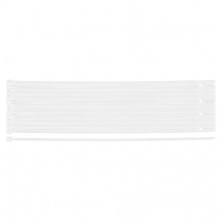 Opaski zaciskowe EXTREME 4.8 x 370 mm, valged, 50 tk