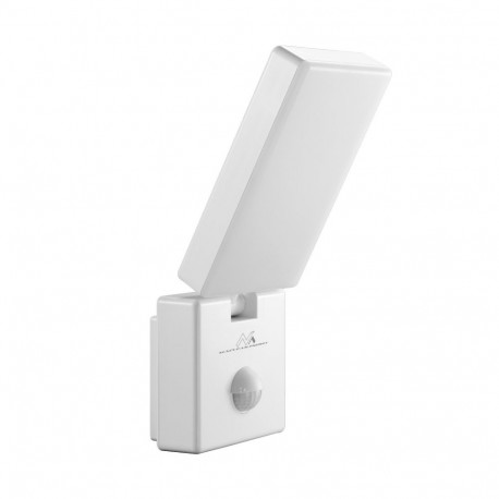 Lampa LED z czujnikiem ruchu Maclean, czujnik ruchu PIR, kolor biały, 10W, IP65, 800lm, barwa neutra