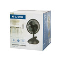 44-023# Wentylator biurkowy 6"/15cm klips 25w 2w1 czarny