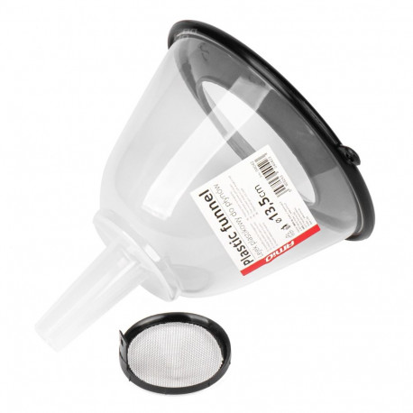 universaalne plastist lehter kaanega vedelikele veele 13,5 cm amio-04042