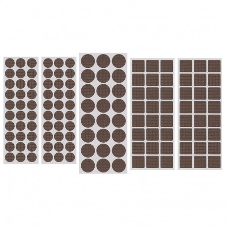 EVA iseliimuvad vahupadjad, pruunid, 120 tk