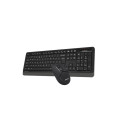 Zestaw klawiatura + mysz A4TECH Fstylet FG1012 WRLS Black