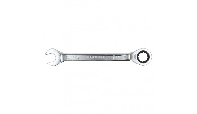 Klucz oczkowo-płaski z grzechotką, crv, 8mm, proline