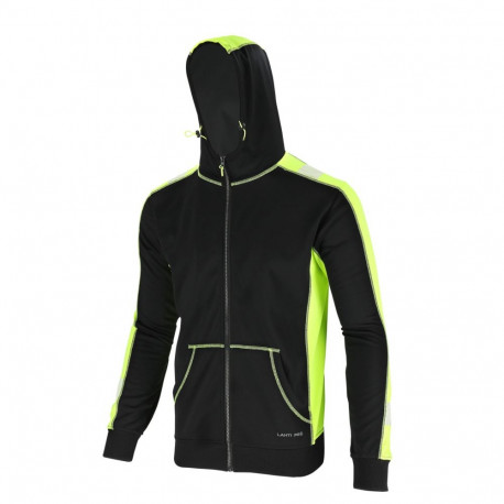 Bluza z elementami odbl. czarno-żółta, "2xl", ce, lahti