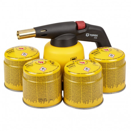 gaasijoodislamp 190 g balloonidele + 4 gaasiballooni ventiiliga