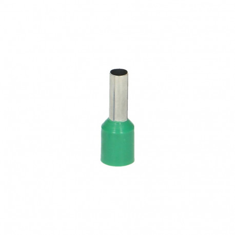 Isoleeritud kaabliotsikud kuni 6mm² vasest sisetoru pikkus 12mm blisterpakendis 25tk