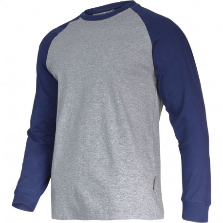 hall-tumesinine pikkade varrukatega T-särk 190g/m2, "xl", CE, lahti