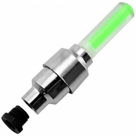 AG304B helendavad ventiilikorgid, 2 tk, rohelised