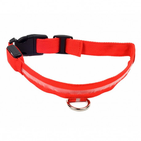 AG232 led helendav kaelarihm 32-37cm punane