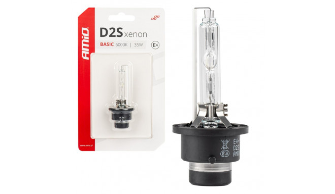 Żarówka ksenonowa żarnik xenon d2s 6000k basic blister amio-03861