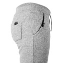 Spodnie dresowe COMFORT, szary melanż, rozmiar M