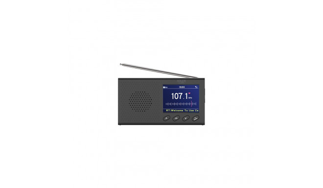 AD 1198 Kaasaskantav raadio - LCD - FM - Bluetooth - kell